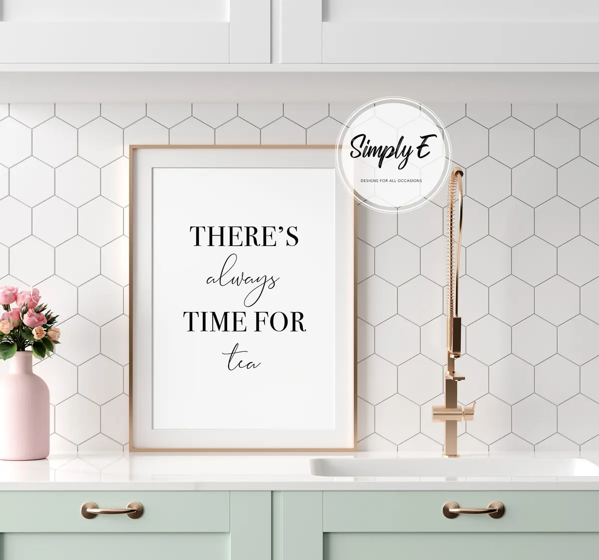 There's Always Time for Tea print by Simply E: There's always time for tea