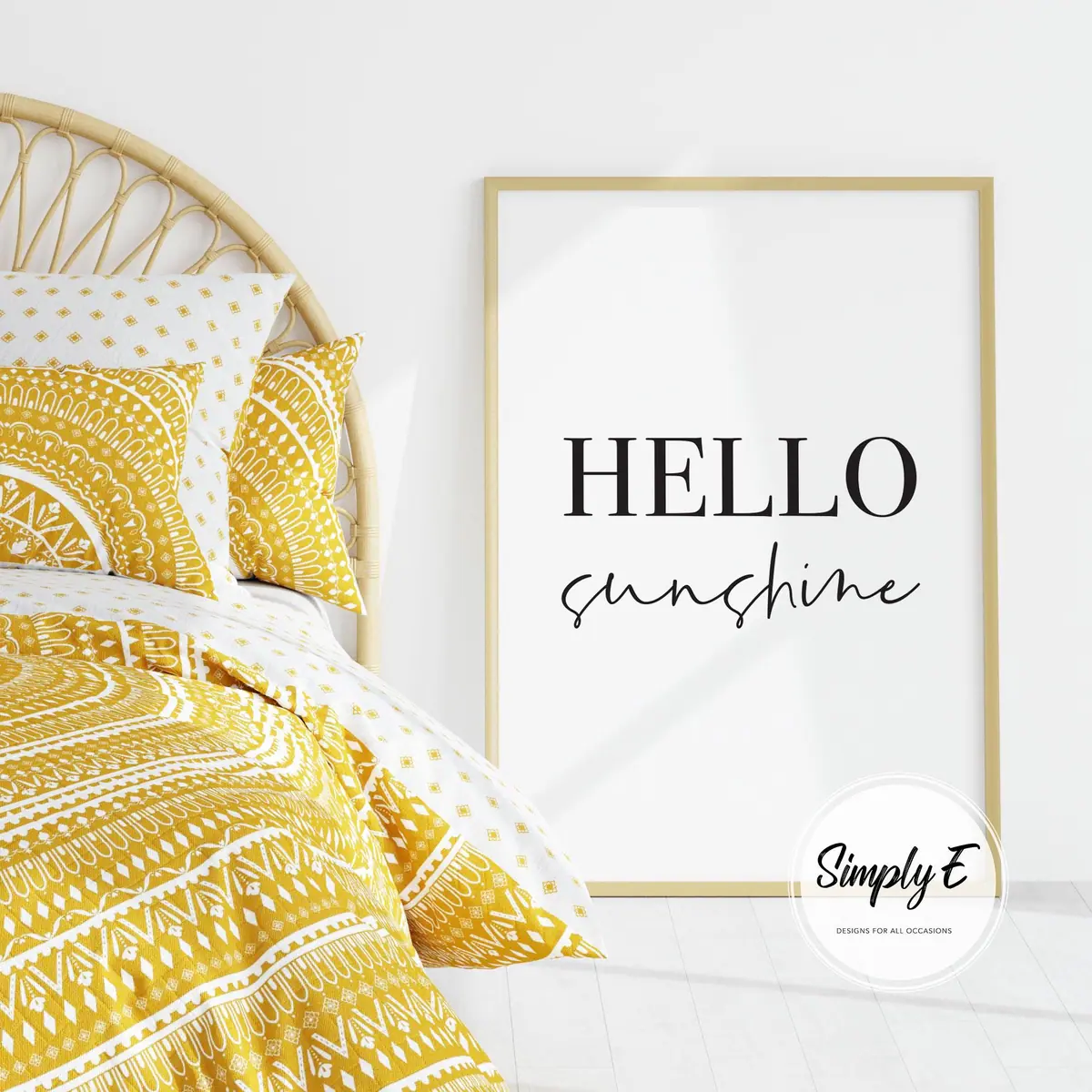 Hello Sunshine print by Simply E: Hello sunshine